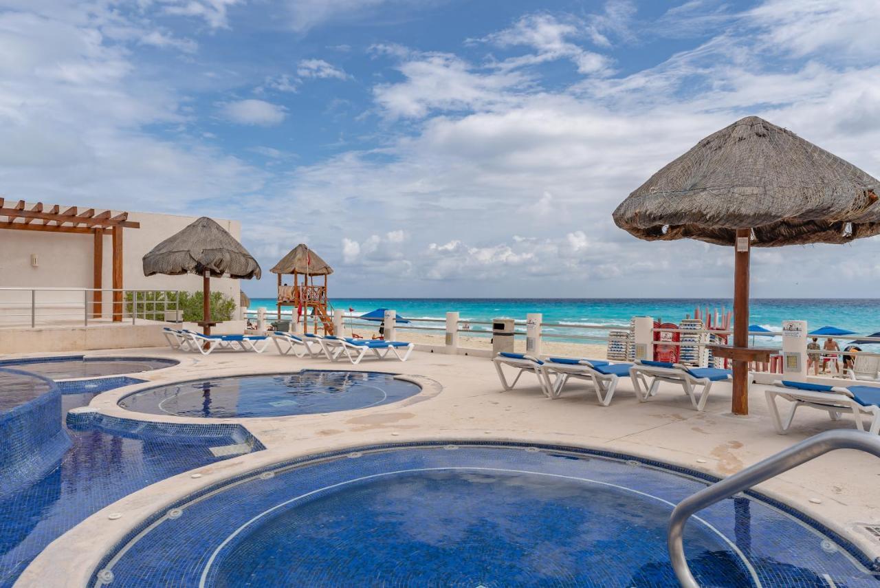 Amazing Caribbean Ocean View At Villas Marlin In Канкун Экстерьер фото