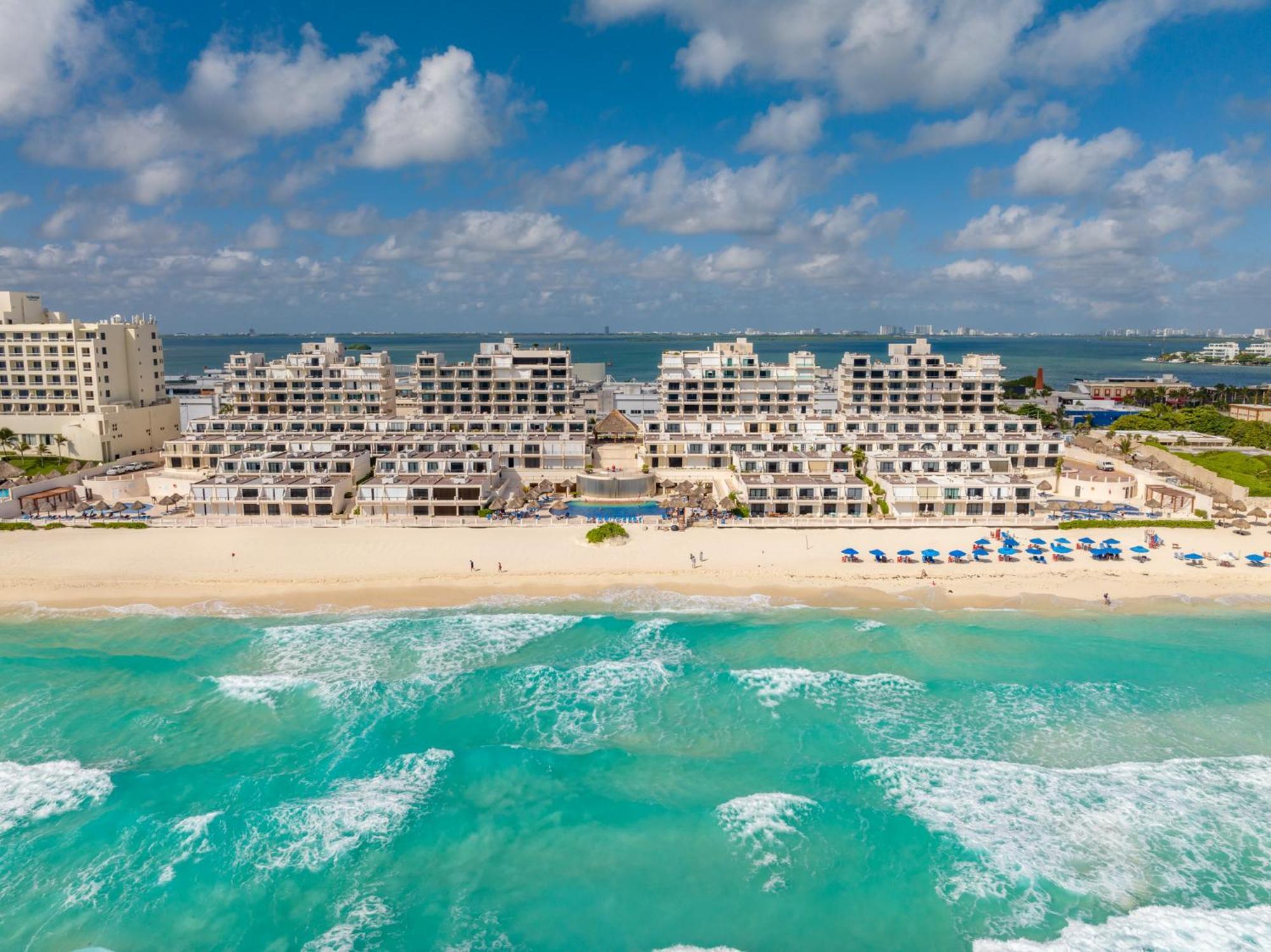 Amazing Caribbean Ocean View At Villas Marlin In Канкун Экстерьер фото